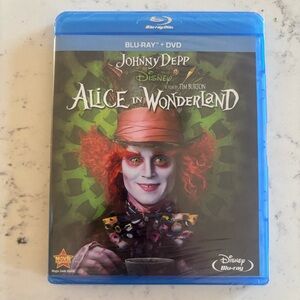 NEW Alice in Wonderland Blu-ray + DVD (2-Disc Combo) Johnny Depp Sealed